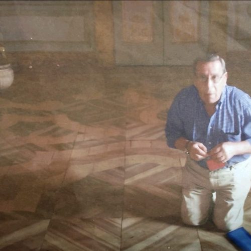 Nonno Bruno al lavoro